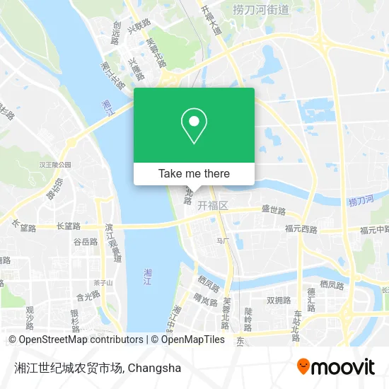 湘江世纪城农贸市场 map