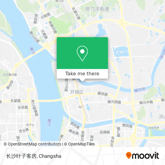长沙叶子客房 map