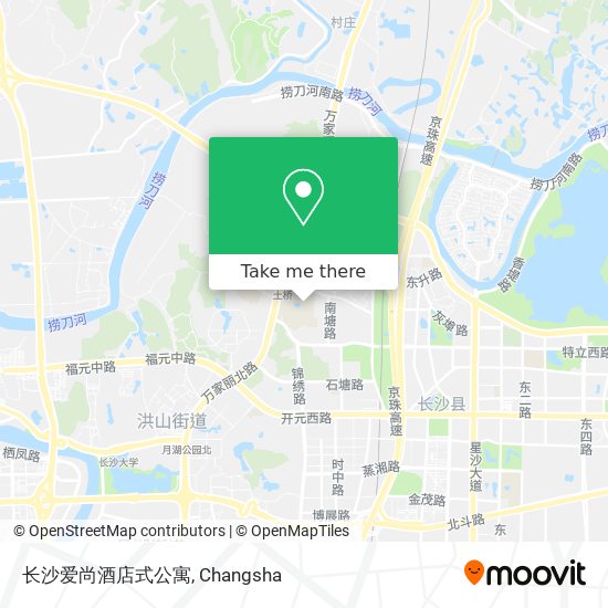 长沙爱尚酒店式公寓 map