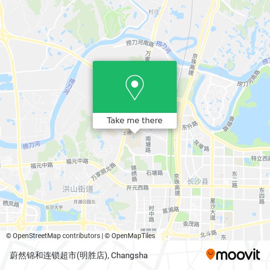 蔚然锦和连锁超市(明胜店) map