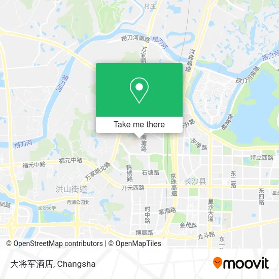 大将军酒店 map