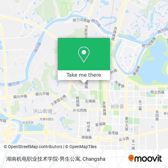 湖南机电职业技术学院-男生公寓 map