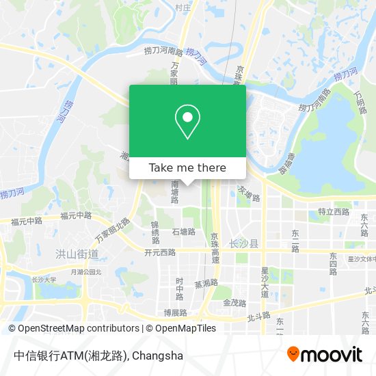 中信银行ATM(湘龙路) map