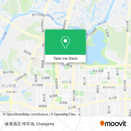 缘通酒店-停车场 map