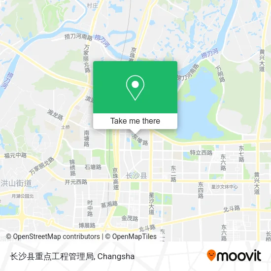 长沙县重点工程管理局 map