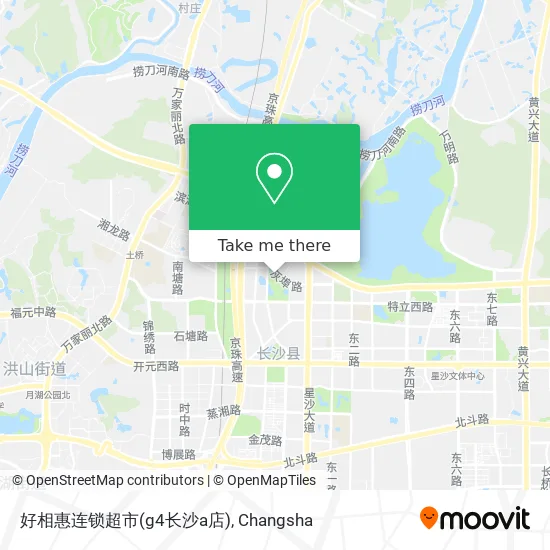 好相惠连锁超市(g4长沙a店) map