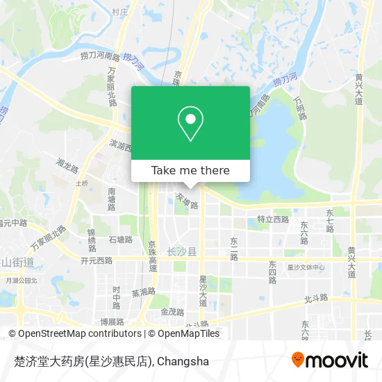 楚济堂大药房(星沙惠民店) map