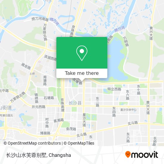 长沙山水芙蓉别墅 map