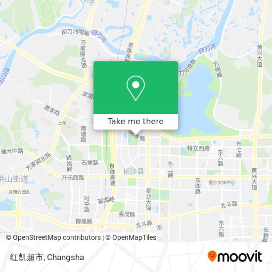 红凯超市 map