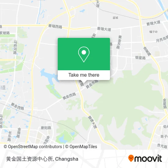 黄金国土资源中心所 map