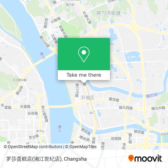 罗莎蛋糕店(湘江世纪店) map
