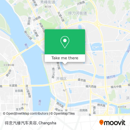 得意汽修汽车美容 map