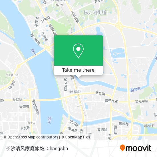 长沙清风家庭旅馆 map