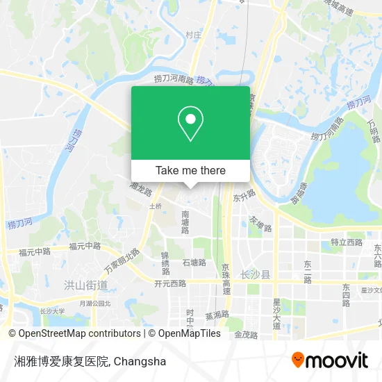湘雅博爱康复医院 map