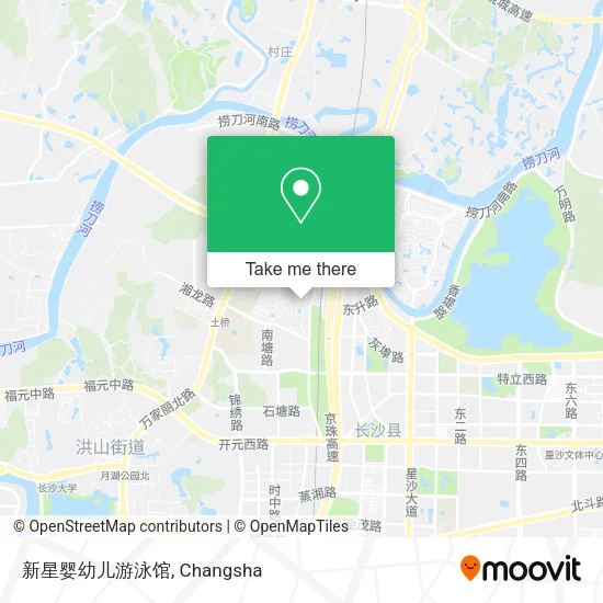新星婴幼儿游泳馆 map