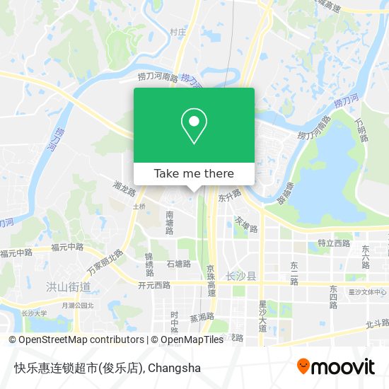 快乐惠连锁超市(俊乐店) map