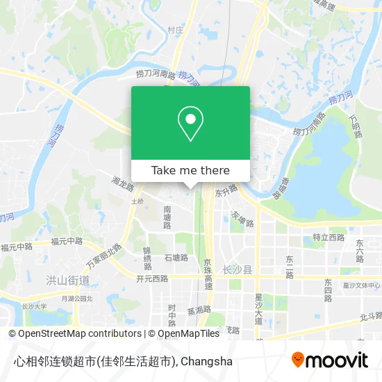心相邻连锁超市(佳邻生活超市) map
