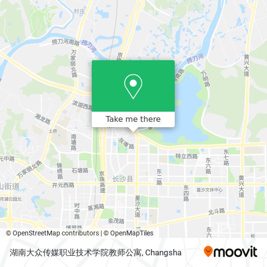 湖南大众传媒职业技术学院教师公寓 map