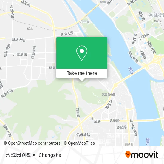 玫瑰园别墅区 map