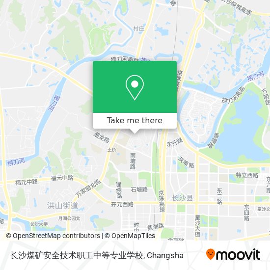 长沙煤矿安全技术职工中等专业学校 map