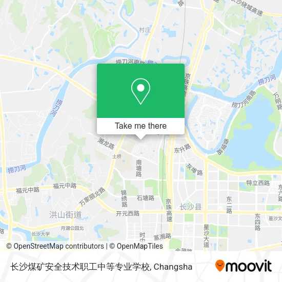 长沙煤矿安全技术职工中等专业学校 map