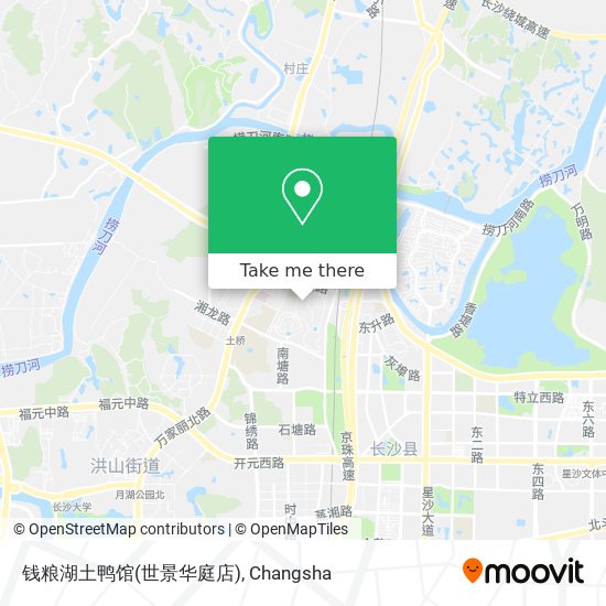 钱粮湖土鸭馆(世景华庭店) map