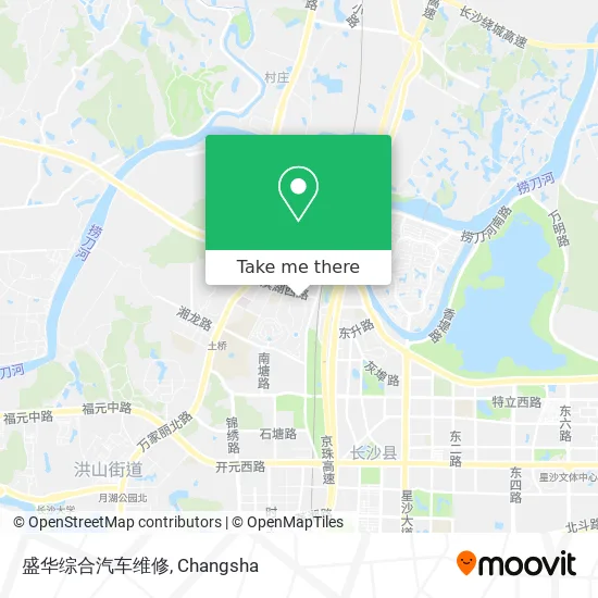 盛华综合汽车维修 map