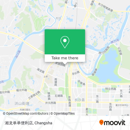 湘龙单单便利店 map
