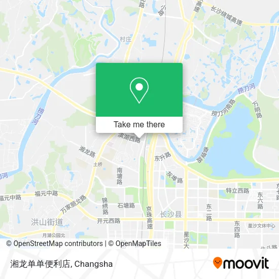 湘龙单单便利店 map
