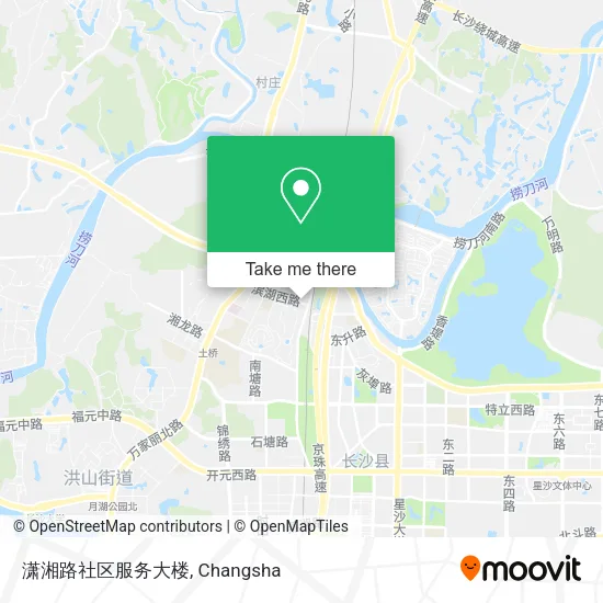 潇湘路社区服务大楼 map