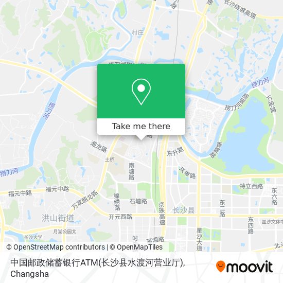 中国邮政储蓄银行ATM(长沙县水渡河营业厅) map