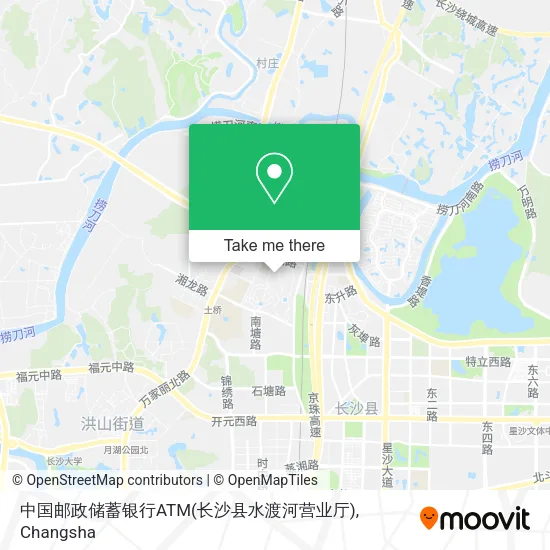 中国邮政储蓄银行ATM(长沙县水渡河营业厅) map