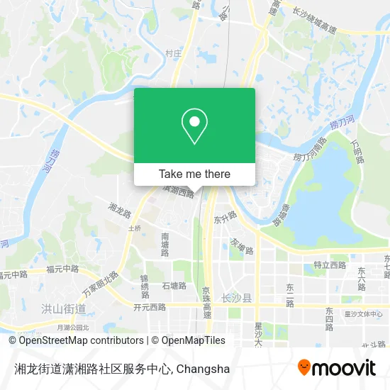 湘龙街道潇湘路社区服务中心 map