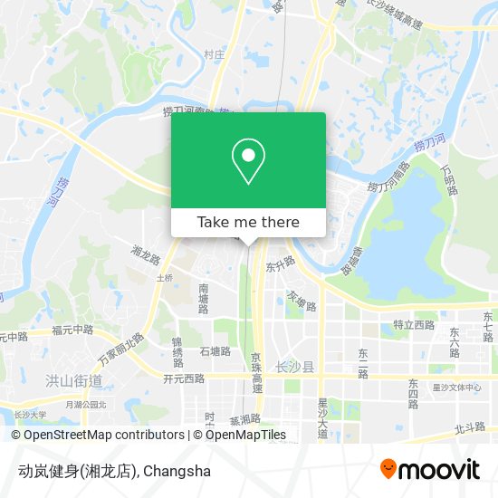 动岚健身(湘龙店) map