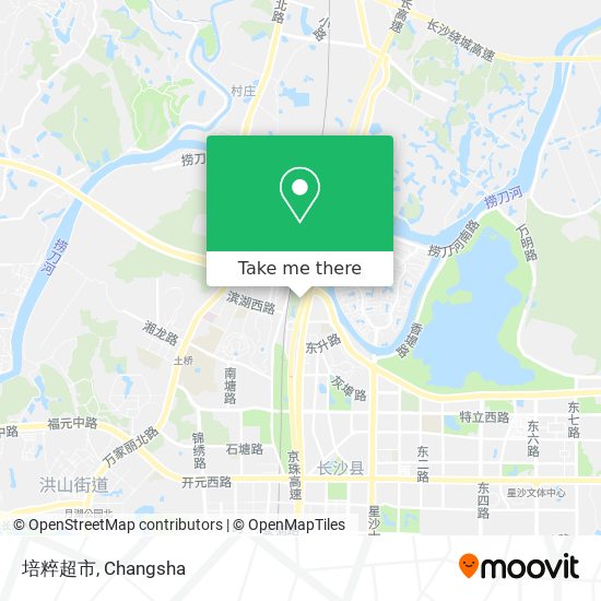 培粹超市 map