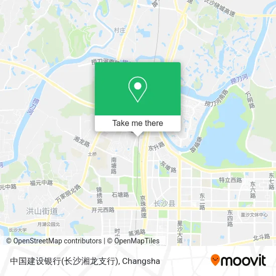 中国建设银行(长沙湘龙支行) map