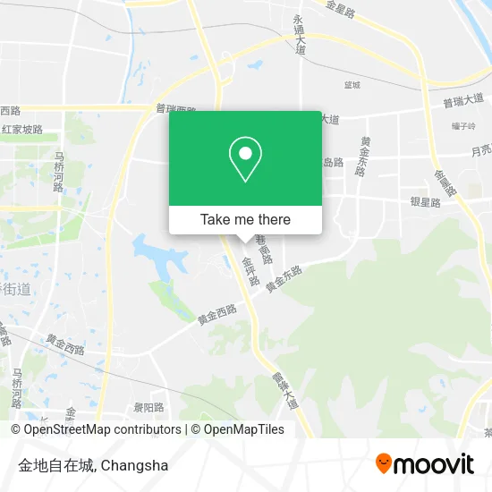 金地自在城 map