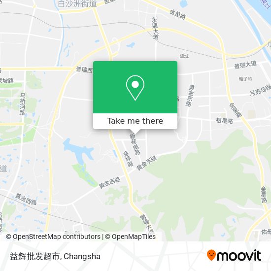 益辉批发超市 map