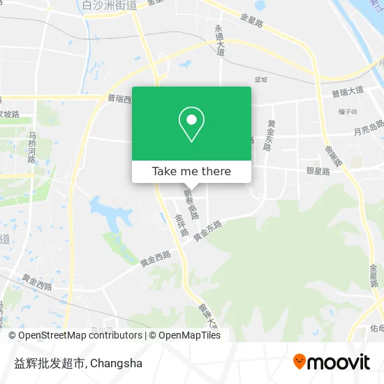 益辉批发超市 map