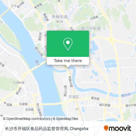 长沙市开福区食品药品监督管理局 map