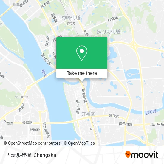 古玩步行街 map