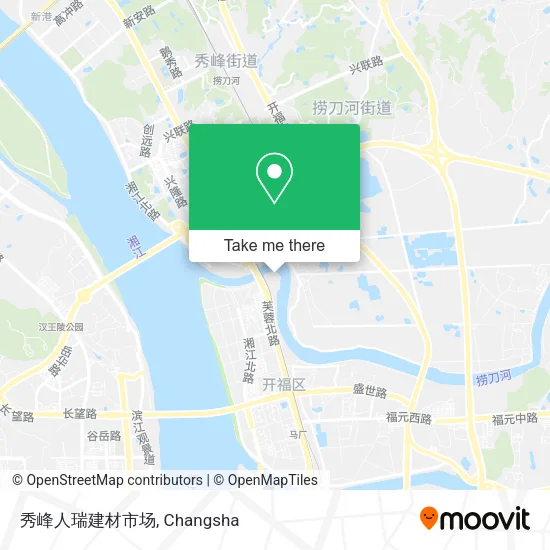 秀峰人瑞建材市场 map