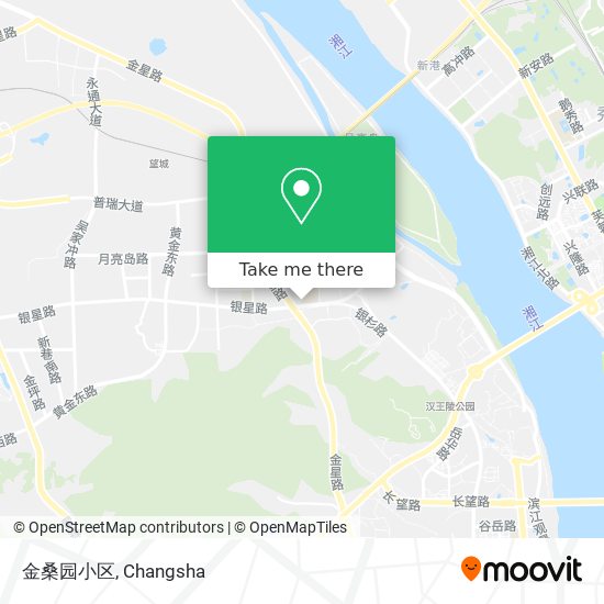 金桑园小区 map