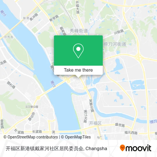 开福区新港镇戴家河社区居民委员会 map