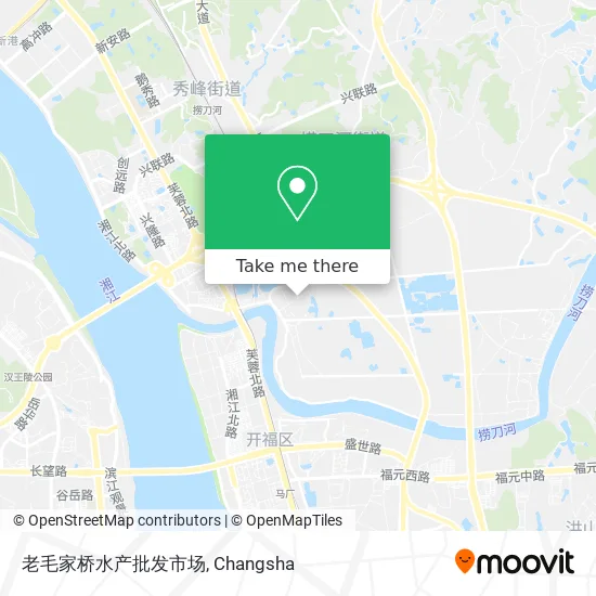 老毛家桥水产批发市场 map