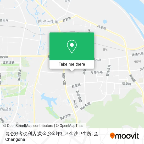 昆仑好客便利店(黄金乡金坪社区金沙卫生所北) map