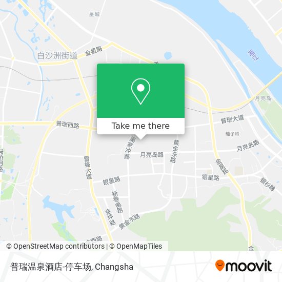 普瑞温泉酒店-停车场 map