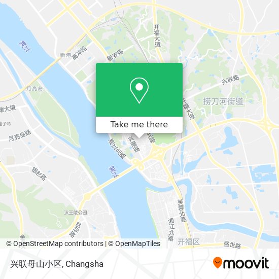 兴联母山小区 map