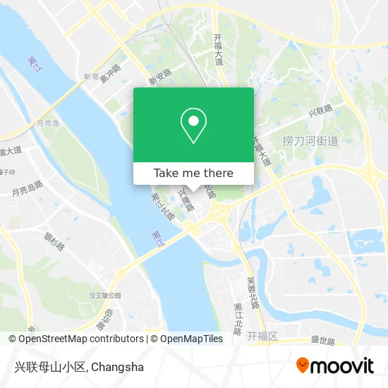 兴联母山小区 map