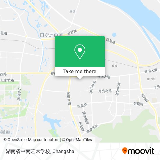 湖南省中南艺术学校 map